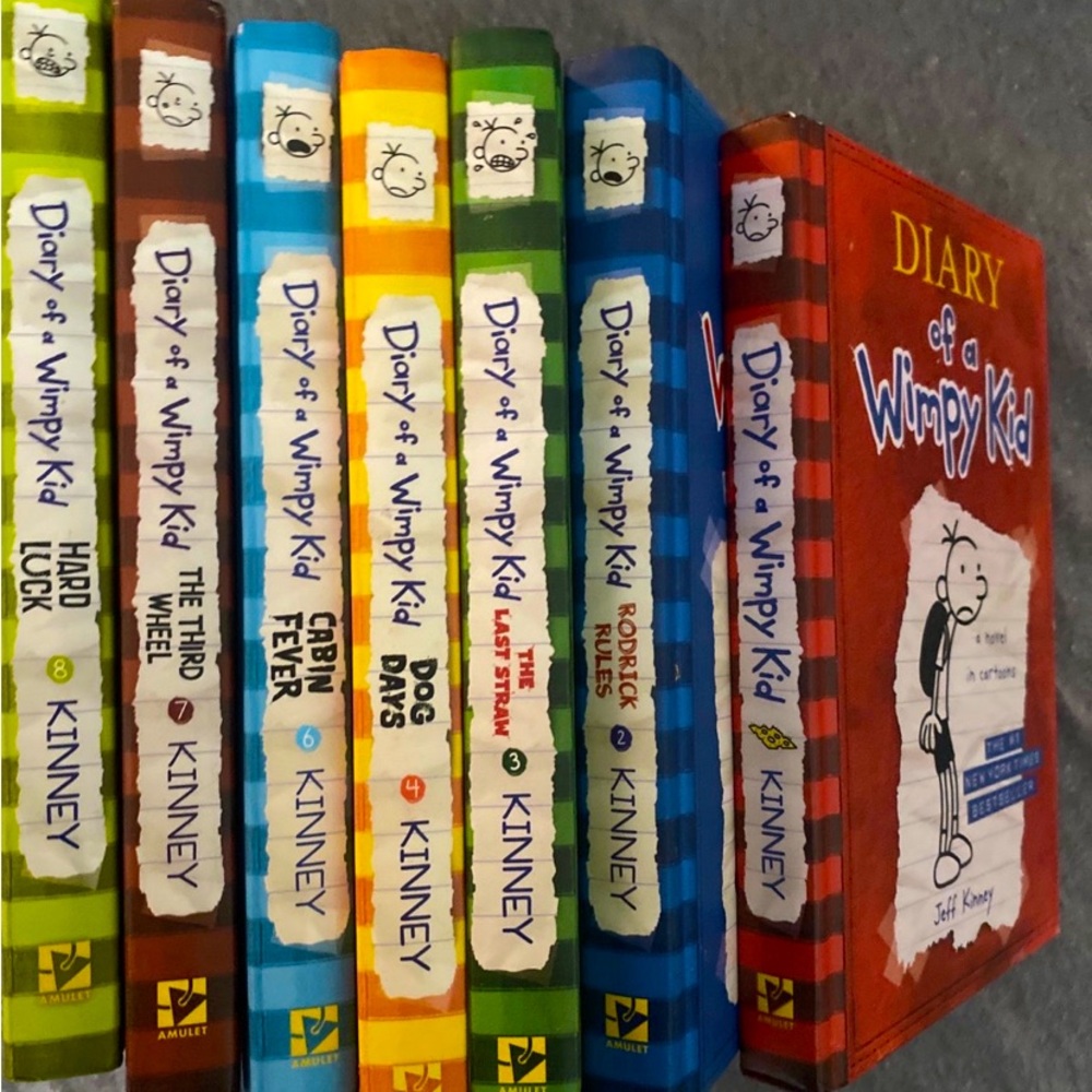 Diary of the wimpy kid book set